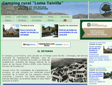 Tablet Screenshot of campingrural-lomataivilla.com